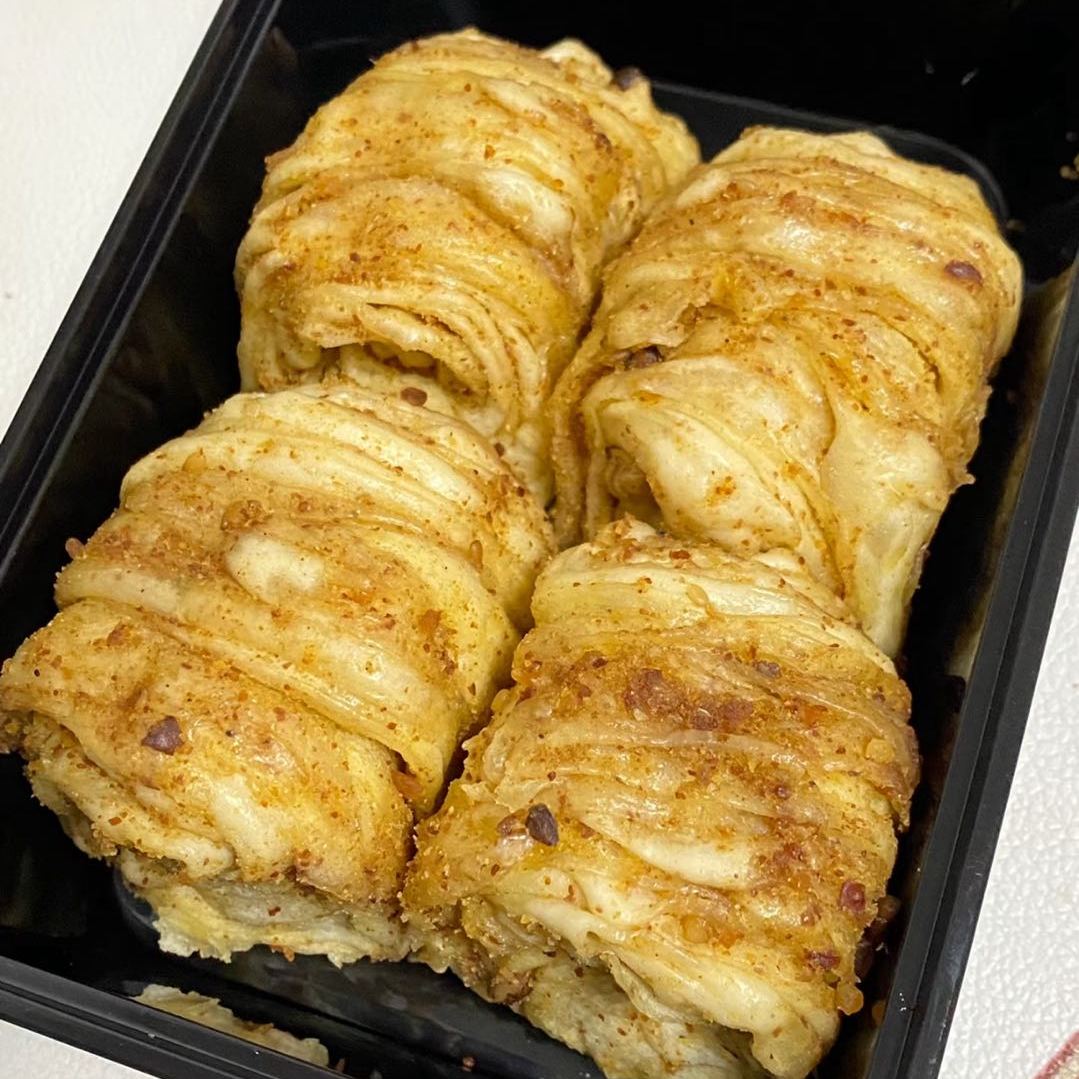 坚果花卷速食半成品营养核桃馒头