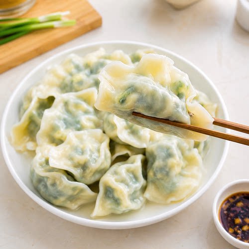 韭菜鸡蛋速冻半成品水饺