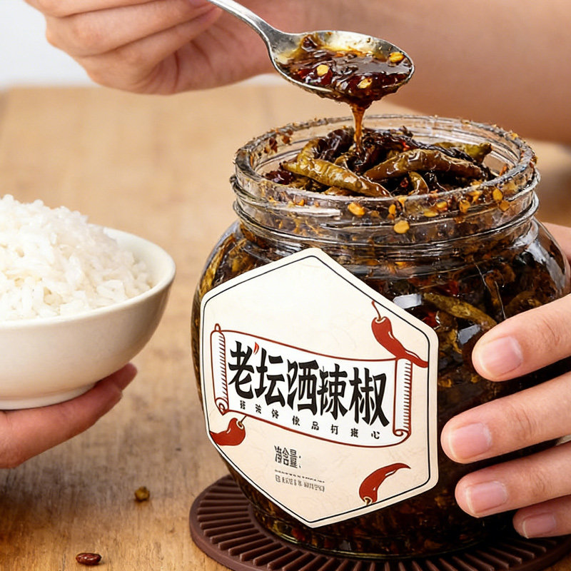 【无需切洗】农家老坛酸辣椒老少皆宜手工下饭拌饭拌面佐餐家庭装,粮油调味/速食/干货/烘焙,辣椒酱,淘宝优惠券,粉丝福利购,淘宝优惠卷
