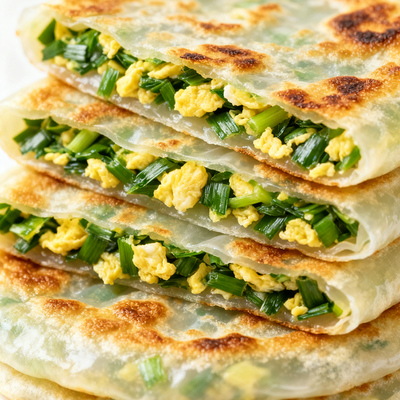 配料干净速冻薄皮韭菜馅饼