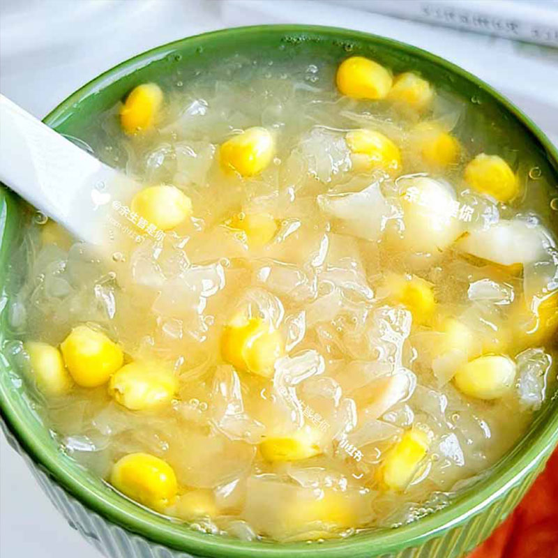 脱皮黄糯玉米羹鲜甜鲜嫩滑糯