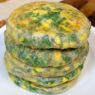 【薄皮多馅】荠菜鸡蛋儿童家庭囤货馅饼营养速冻配料干净餐饮批发