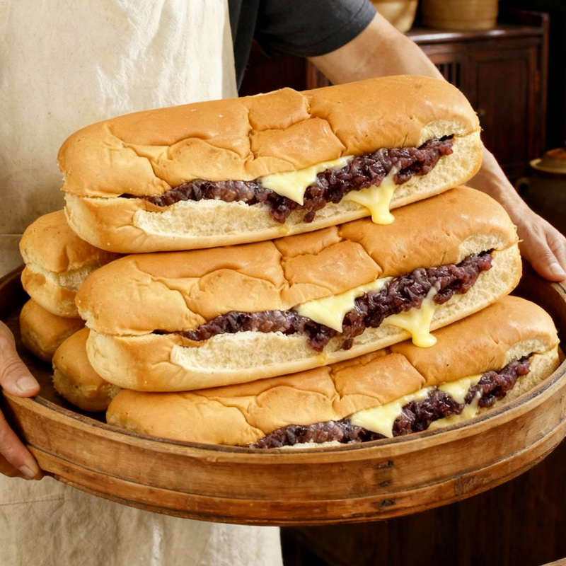 紫米奶酪面包棒零食糯叽叽软糯