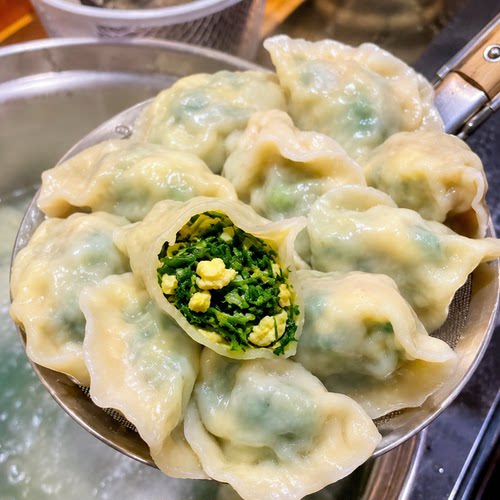 商超同款茴香鸡蛋速冻水饺