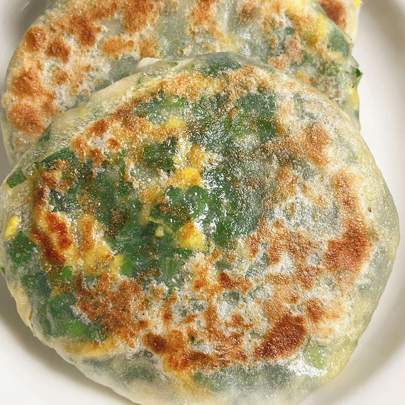 【手工制作】韭菜馅饼速冻食品素菜面点生煎锅贴金黄焦脆囤货ST