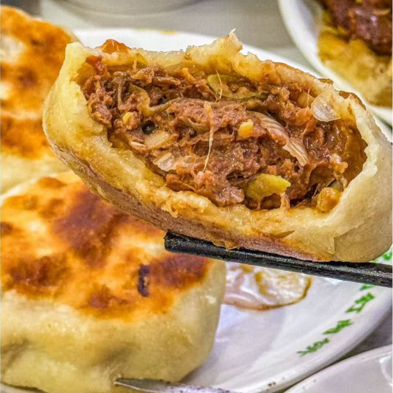 牛肉风味馅饼正宗门钉肉饼