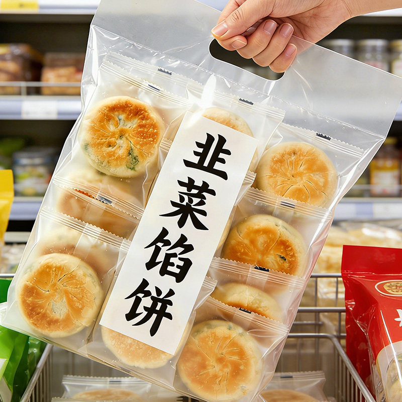 【无需解冻】韭菜鸡蛋馅饼速冻品即煎即吃预制面食素菜物理锁鲜ST,粮油调味/速食/干货/烘焙,馅饼/烧饼/锅盔,淘宝优惠券,粉丝福利购,淘宝优惠卷