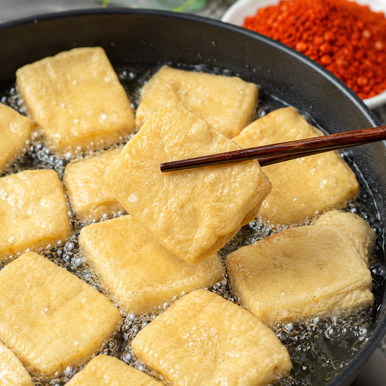 【饭店同款】手撕豆腐烙锅搭档厚豆干油炸炒菜家用充饥休闲零食