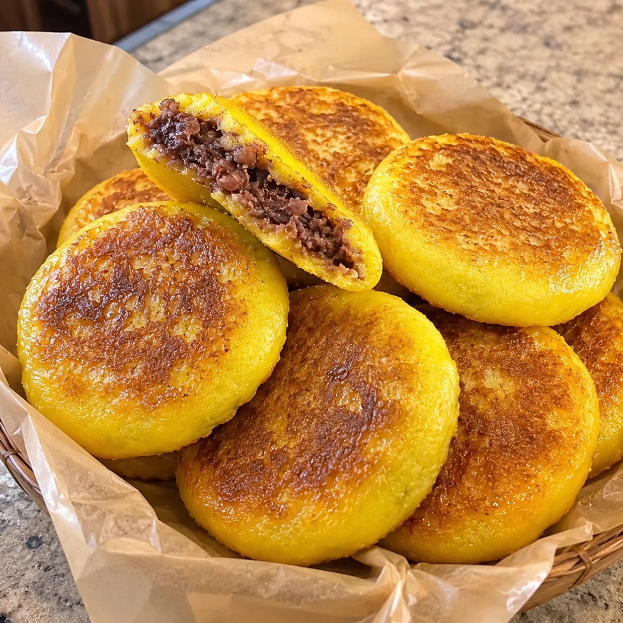 【厂家直发】大黄米红豆饼健康黏黏馍软糯香甜配料干净懒人速食