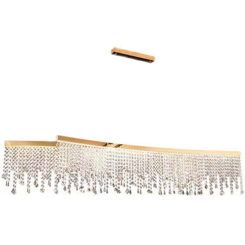 北欧后现代流苏创意简约客厅卧室餐厅高端别墅水晶轻奢不锈钢吊灯,家装灯饰光源,智能吊灯,淘宝优惠券,粉丝福利购,淘宝优惠卷