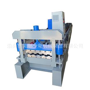 建筑钢跳板设备工程用走道板成型机光伏地板压型机防滑脚踏板机器