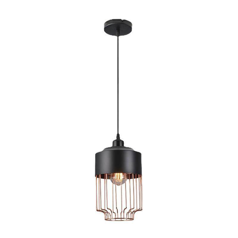 复古工业风铁艺灯饰创意个性餐厅吧台时尚客厅咖啡厅铁笼,家装灯饰光源,智能吊灯,淘宝优惠券,粉丝福利购,淘宝优惠卷