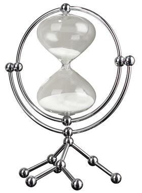 新品现代圆形沙漏30分钟计时器摆件老板办公室书房装饰品摆件