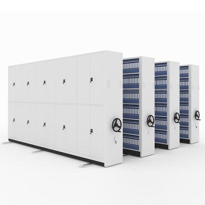 电动密集架移动档案柜密集柜手摇轨道钢制文件柜智能密集架