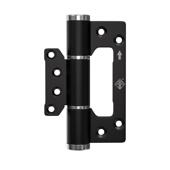 隐藏式 子母合页免开槽液压缓冲闭门器暗门自动回弹加厚铝合金折页