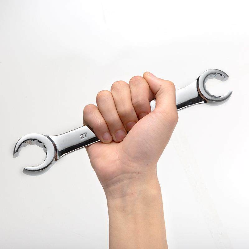 油管扳手套装叉口扳手开口双头两用卡扣板子机器刹车油管拆卸工具,五金/工具,两用扳手,淘宝优惠券,粉丝福利购,淘宝优惠卷