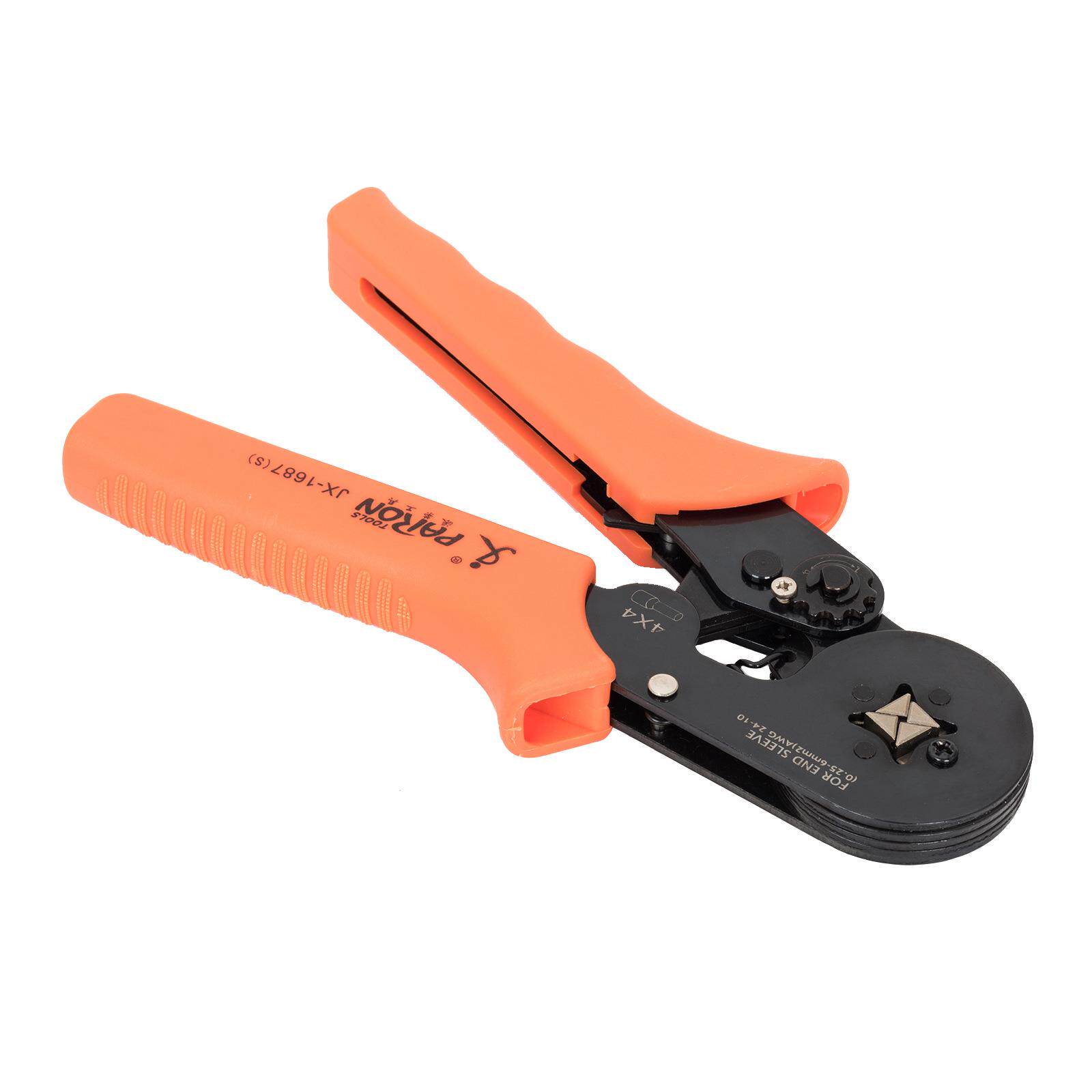 HCS86-4管型端子压线钳棘轮省力压接钳套管式端子接线钳电工工具