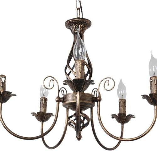 美式复古吊灯简约蜡烛灯餐厅咖啡店卧室做旧灯创意热销