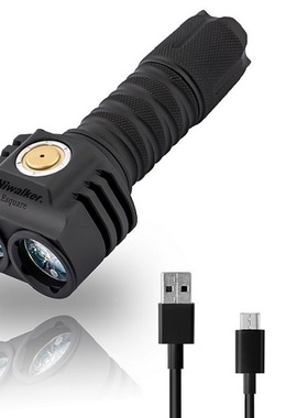 Niwalker耐沃克ES1强光3500流明18650 USB充电高显色手电便携EDC