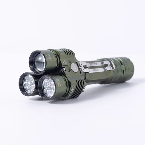 NIWALKER耐沃克ES3pro 2.0多光源强光远射激光可充电便携式手电筒