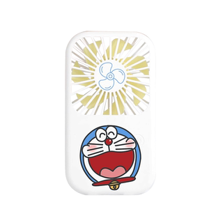 2025新款哆啦A梦卡通女充电USB小型手持散热便携式桌面学生静音办公桌循环冷风迷你小电风扇空气循环超长续航