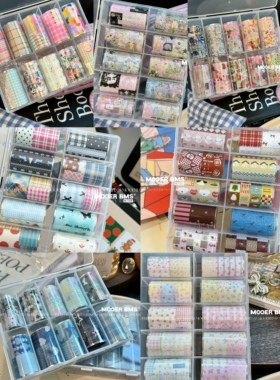 MOOERBMS墨尔春夏新品热恋游乐园 复古拼贴 奶油碎花可爱美甲素材