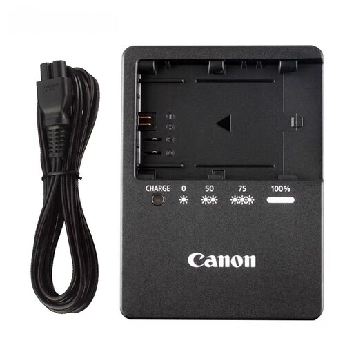 适用佳能 EOS R5C R6II R7 5D4 5DSR 60D 6D单反相机充电器LP-E6