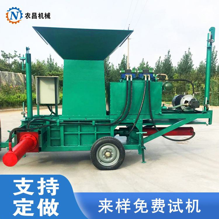 养殖专用秸秆甘蔗尾叶打包机  牧草打包机哪家好 操作j简单打包快