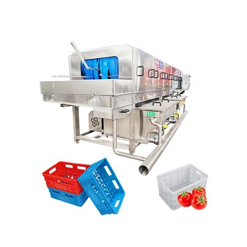 豆腐框清洗机 工业洗框机 大型周转筐清洗机 全自动去油污洗筐机