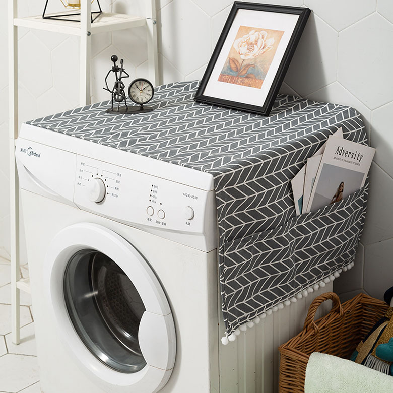 2023日用品家居防尘罩家用洗衣机电冰箱微波炉收纳袋挂袋盖布