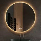 Круглое интеллектуальное зондирование зеркало ванной против флог сенсорного экрана