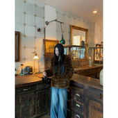 黄亮Elovey 保暖贵气高级感毛毛上衣 中古味环保皮草外套女冬季