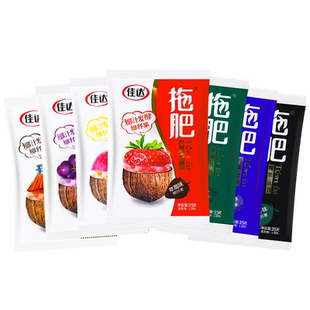 佳达拖肥椰果肉多种口味小包经典8090后怀旧零食夏天椰果粒果冻