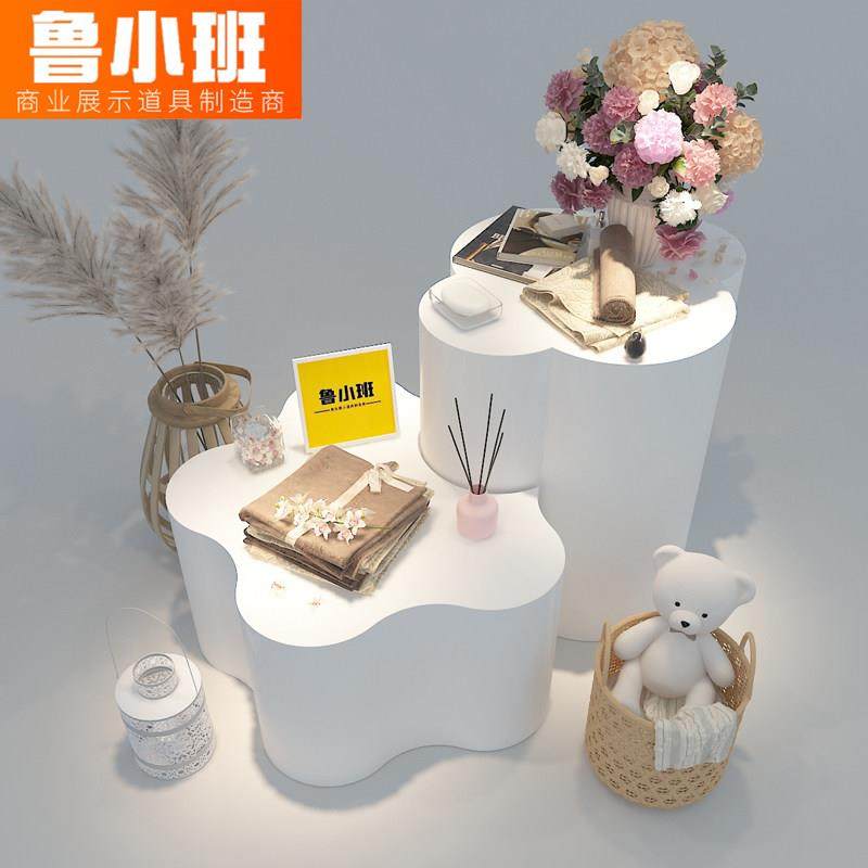 服装店中岛展示台高低流水台展示桌中间摆放女装店陈列道具展示柜,商业/办公家具,中岛/流水台,淘宝优惠券,粉丝福利购,淘宝优惠卷