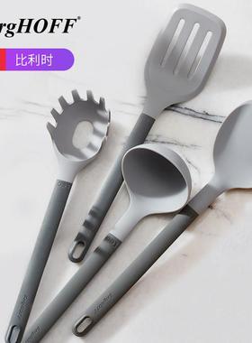 BergHoff贝高福硅胶锅铲四件套不粘锅专用耐高温炒菜铲子全套勺铲