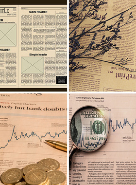 复古旧报纸直播背景布3d立体壁纸画直播间年代感80905d墙纸网红主播背景墙高端破旧壁纸画怀旧室内高级感喷绘