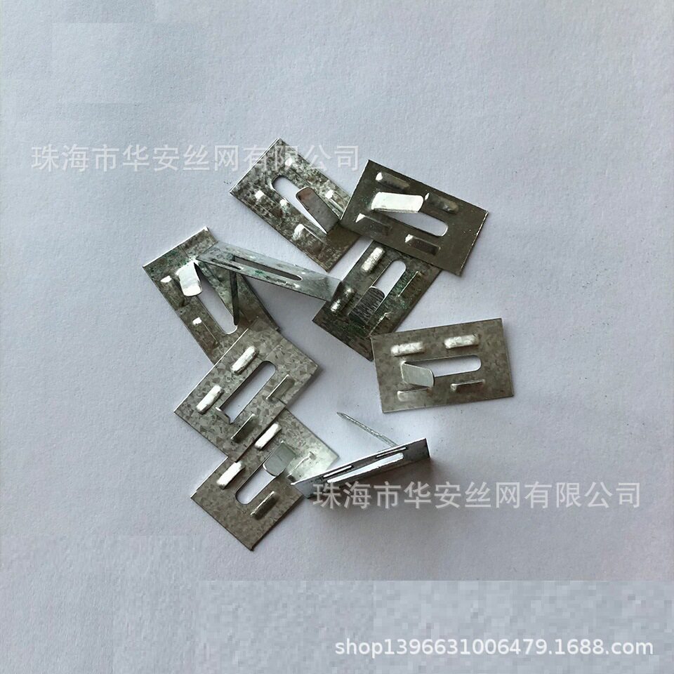 建筑保温钉固定挂片 铁皮钉锚固钉挂件 内外墙挂网用保温钉挂片