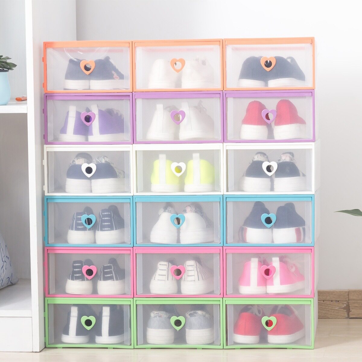 抽屉式鞋盒塑料透明鞋盒收纳盒鞋子整理箱物品储物箱鞋子收纳鞋盒