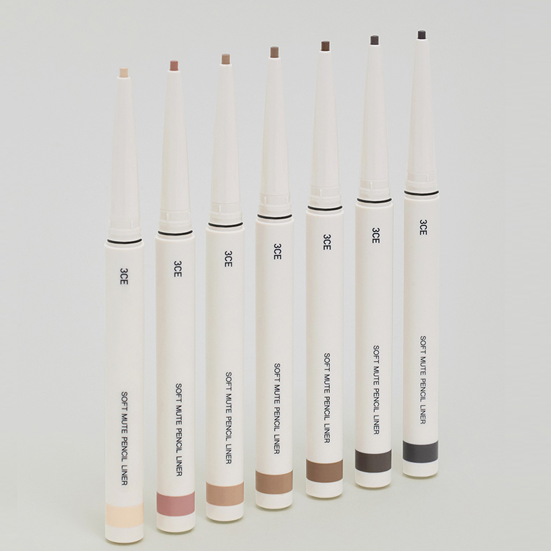 韩国3ce新款眼线 线胶笔卧蚕笔防水耐汗不晕妆持久女眼线 线笔棕