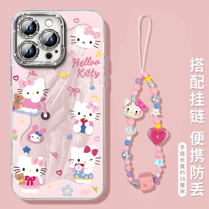 【自带闪粉镜头膜】羽纱防摔壳