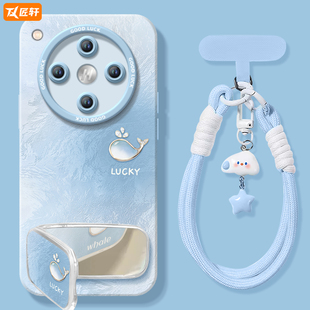 冰川渐变适用oppofindx8s手机壳新款 镜头保护oppo高级findx8pro防摔 findx7套findx8ultra带挂绳硅胶findx8s