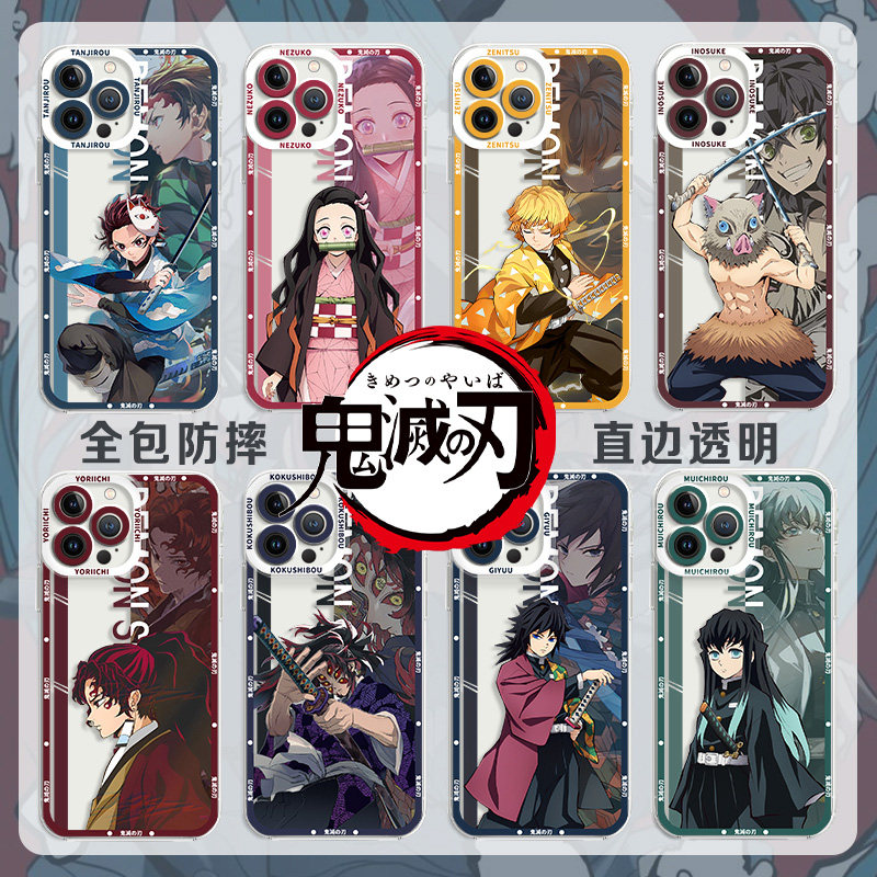 鬼灭之刃适用oppoReno11手机壳reno11pro新款reno9硅胶7se液态rone8por全包oppo软reno6女0PP0防摔5pro+套4