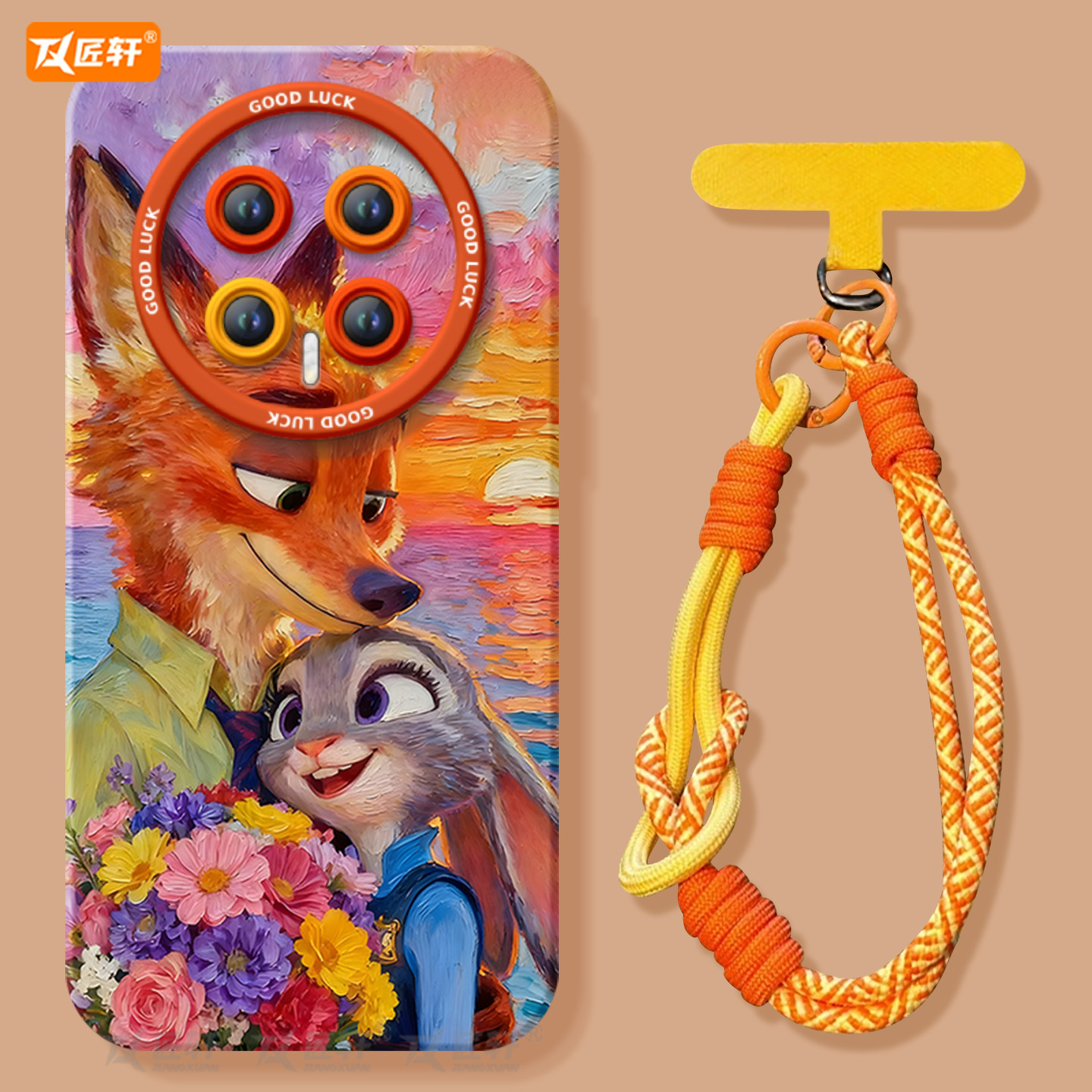 油画系列！尼克朱迪硅胶壳