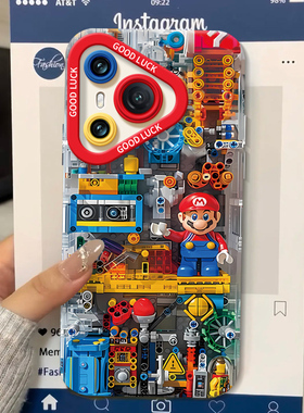 马里奥乐高适用华为Pura70手机壳P70pro套p60pro+新款全包镜头p50硅胶p40外壳p7o加p30por女p20pr0十p10plus