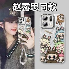 卡通小布适用oppoReno14手机壳Reno13pro保护套12新款reon11软10硅胶0PP0reon挂链8高级感9全包镜头oppo外壳