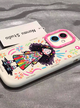 漫画女孩适用华为荣耀100手机壳100pro新款60se透明50软30绿色20s青春版90por荣耀70pro+软80pr0男V40女X50