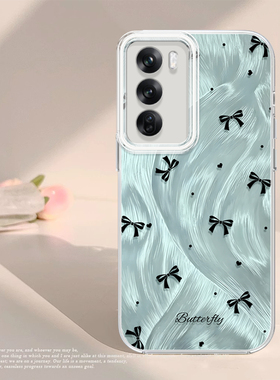 薄荷绿适用oppoReno12手机壳Reno12pro新款羽纱rone保护套0pp0隐形支架opopreno自带opp0pp0pporeno12 系列