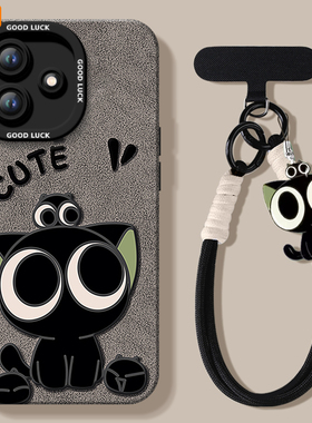 小猫适用红米note14pro手机壳note13套新款redmi硅胶12保护11se全包turbo3高级10外壳redminote9小米