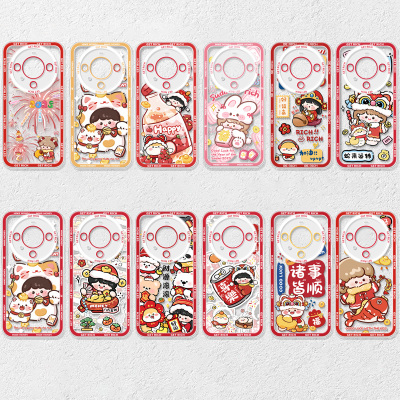 适用于华为mate70pro新年手机壳新款40pro蛇年50红色女款40e全包2025喜庆30e过年保护套mate60pro