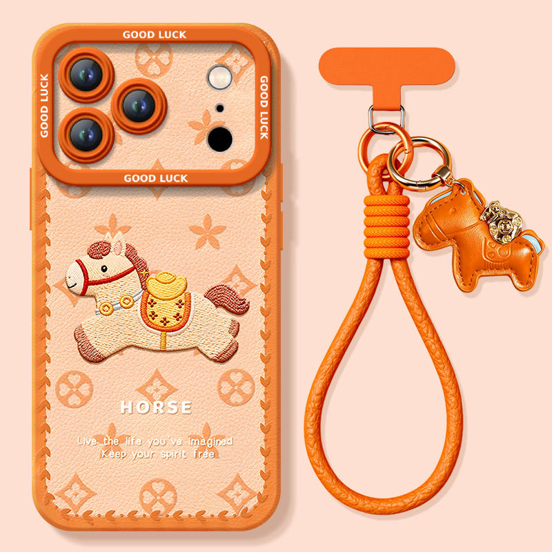 【送同款马年挂绳】爱马仕橙小马